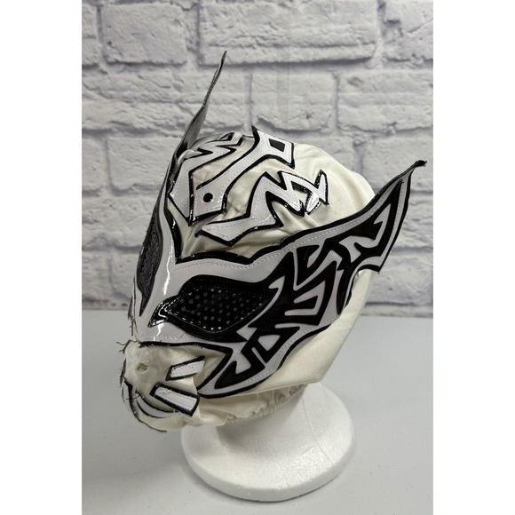 WWE Sin Cara Lucha Libre wrestling mask Sincara White luchador EXCELLENT! RARE!